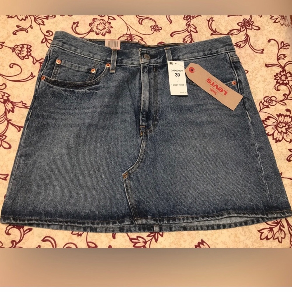 levi's deconstructed skirt